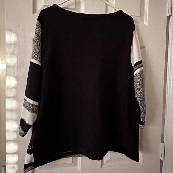 First Issue Liz Claiborne Woman 3/4 Sleeve Pullover Sweater Plus Sz 2 - Picture 5 of 9